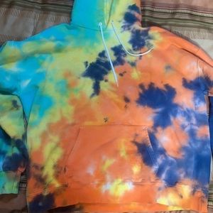 CUSTOM MADE Tie dye Hanes hoodie